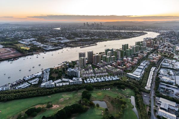 Aerial render of Northshore Precinct Vision